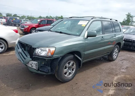 2005 Toyota Highlander V6 z USA, uszkodzony, nr VIN JTEEP21A550125597